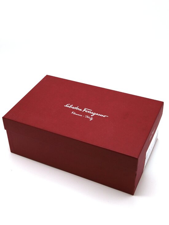 Salvatore Ferragamo Loafers, Brown Burnished Leather Made in Italy main image 4